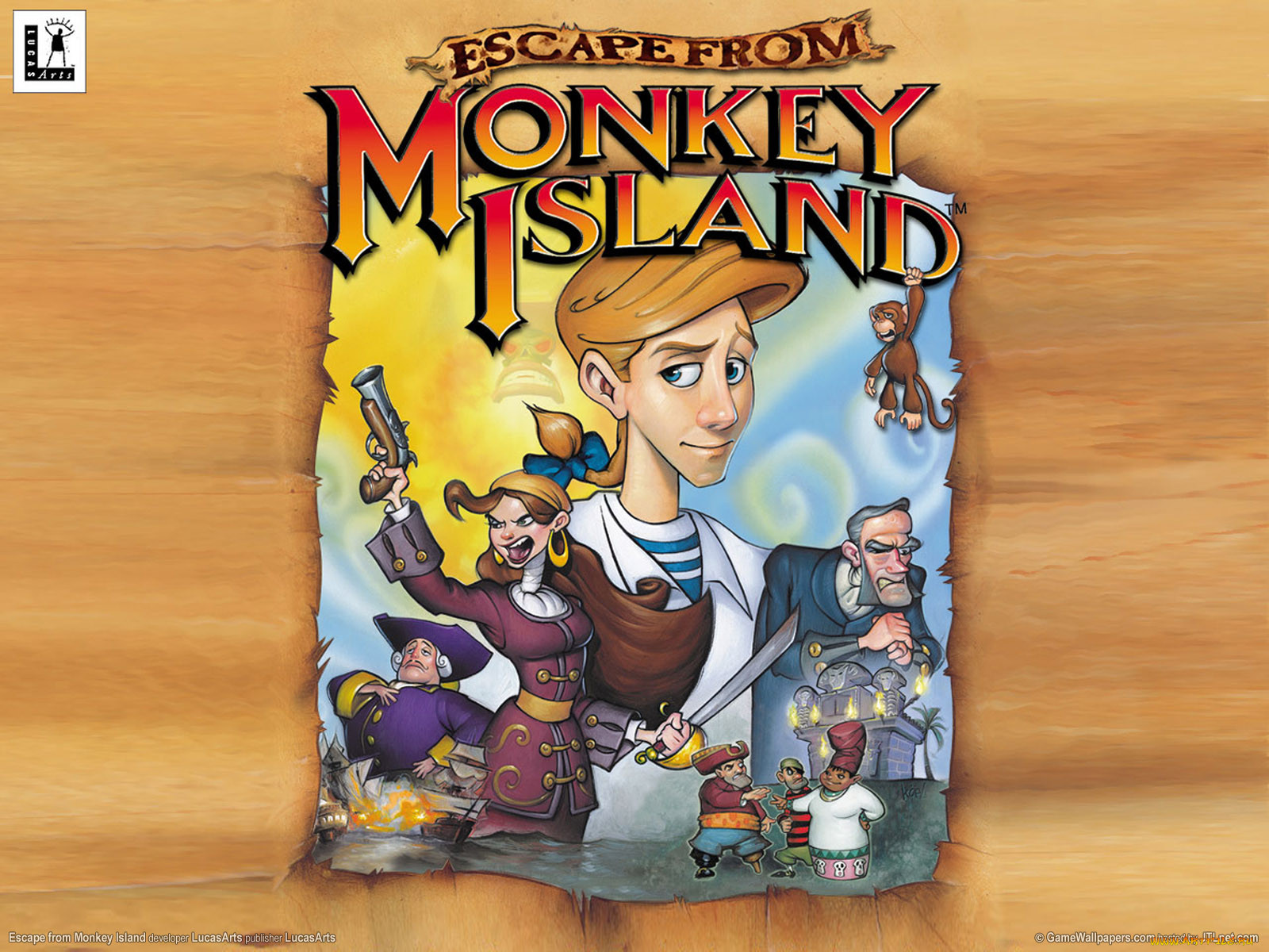 , , escape, from, monkey, island